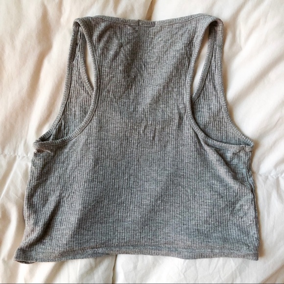 Aerie Grey Crop - Great Condition! - Picture 3 of 3